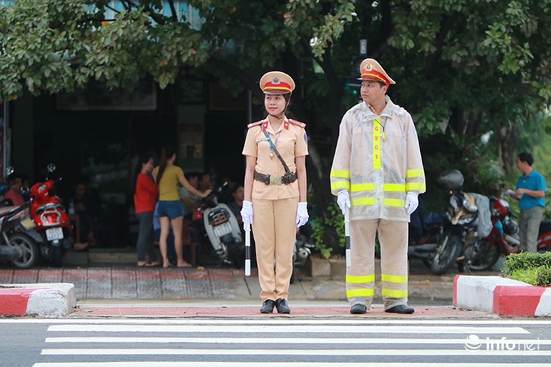 Áo Mưa Bộ Cảnh Sát Giao Thông, Có Phản Quang Trong Suốt