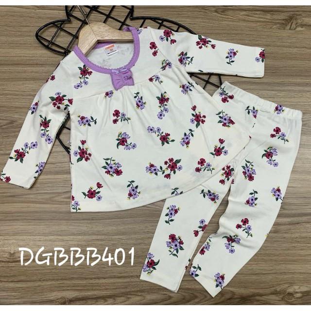 Bộ dài tay bé gái hàng xuất xịn - Bộ quần áo trẻ em