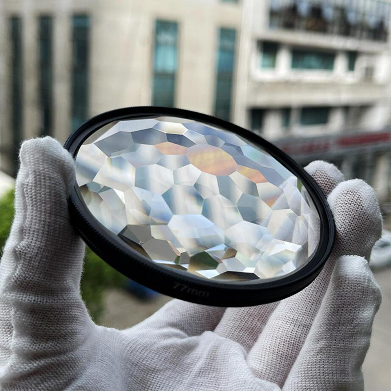 77mm Kaleidoscope  SLR Photography Handmade Effect Filter Tool People Multi