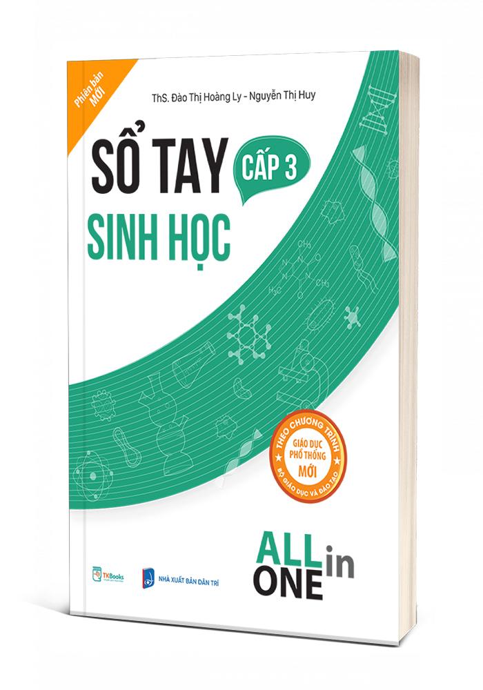 Sách - Sổ Tay Sinh Học Cấp 3 - All In One (Theo Chương Trình Giáo Dục Phổ Thông Mới)