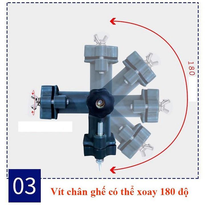 Pass Đa Năng Gắn Ghế Câu Cá , Khay Đựng Mồi, Chống Cần Câu DCC4