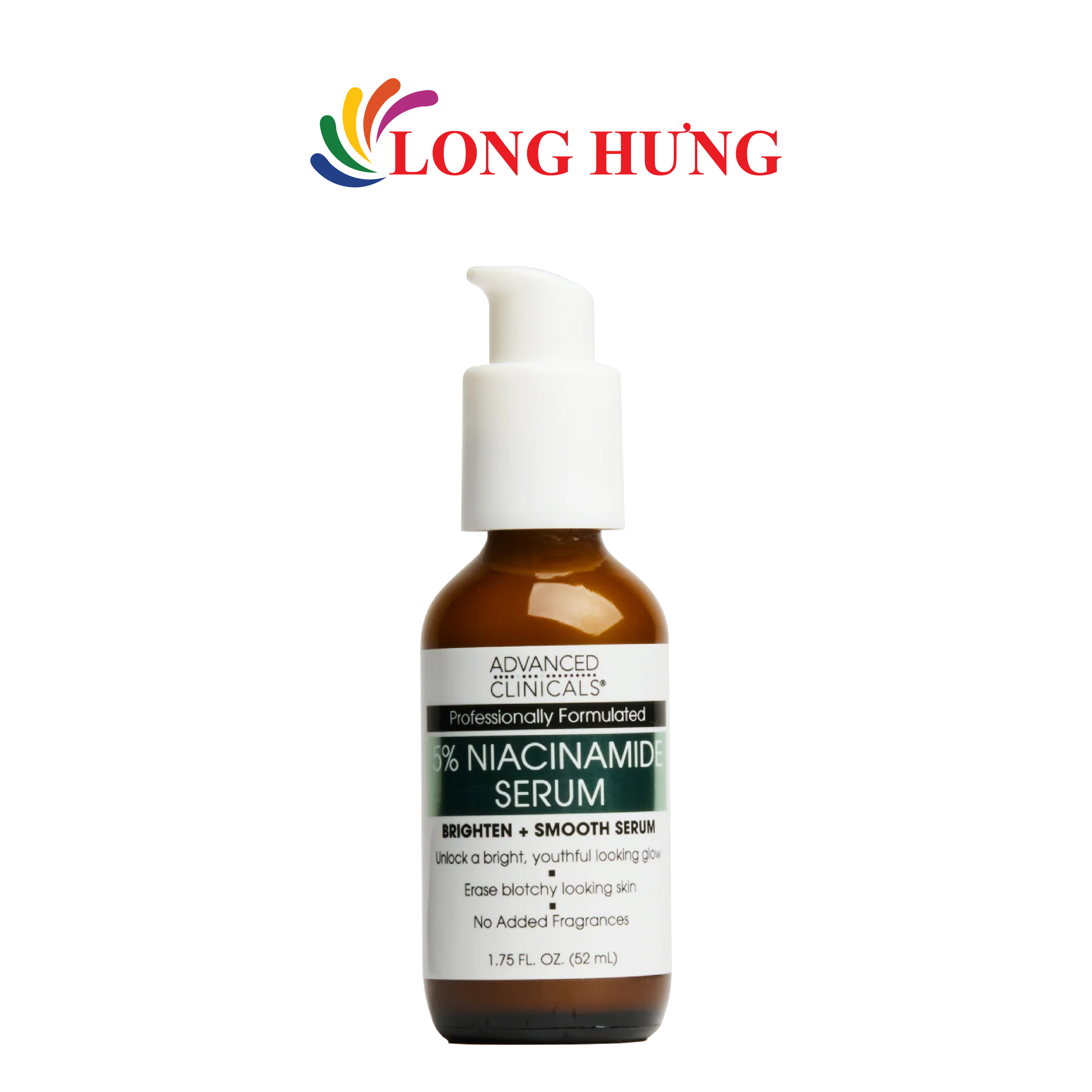 Tinh chất sáng da Advanced Clinicals 5% Niacinamide Serum (52ml) - Hàng chính hãng