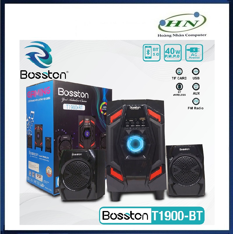 Loa vi tính Bosston bluetooth 2.1 T1900-BT - HN - HÀNG CHÍNH HÃNG