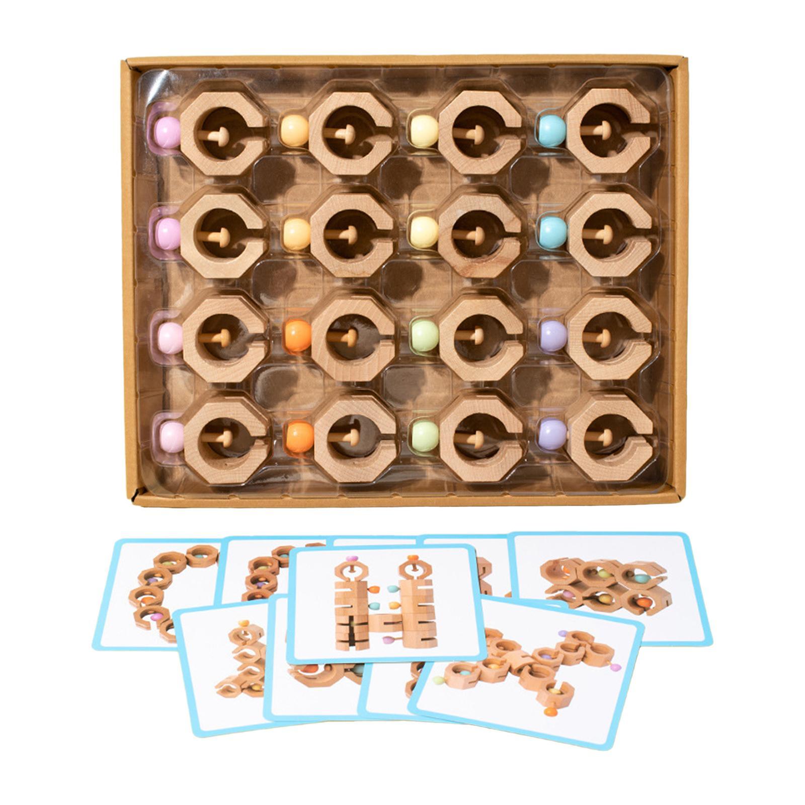 Montessori Shape Matching Game Educational Puzzle Toy for Boy Toddlers Girls