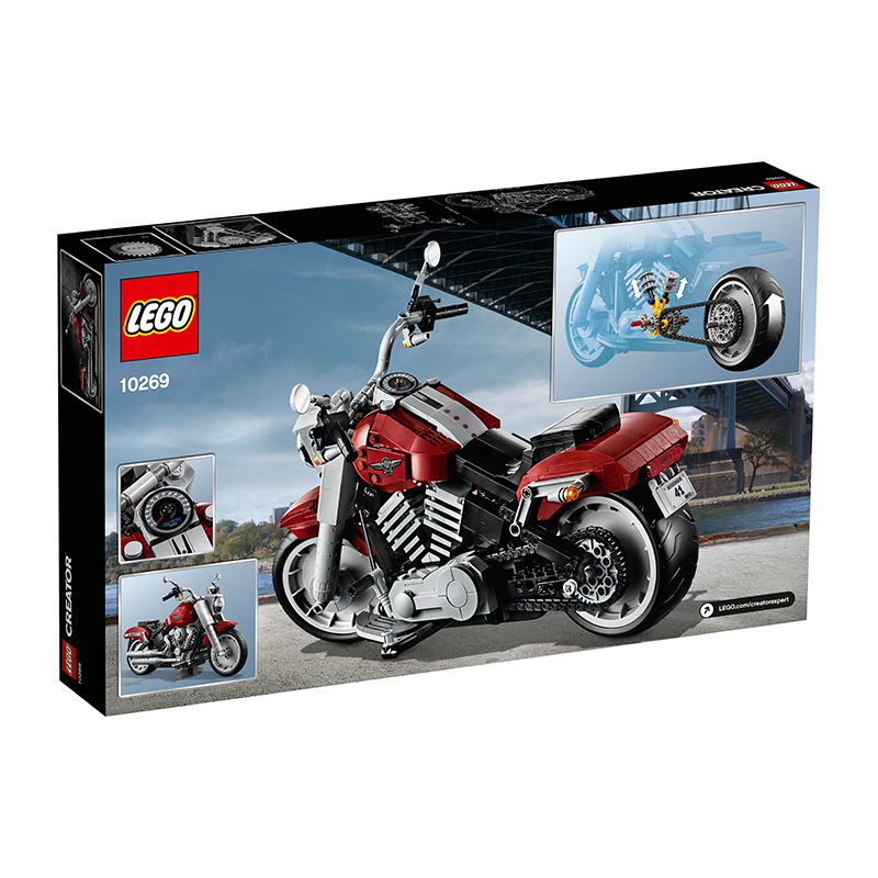 Hình ảnh LEGO CREATOR 10269 Xe Mô Tô Harley-Davidson Fat Boy (1023 chi tiết)