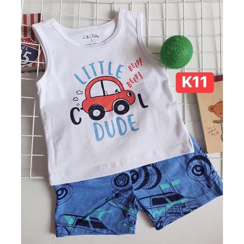 Bộ dát nách bé trai size 7-22kg