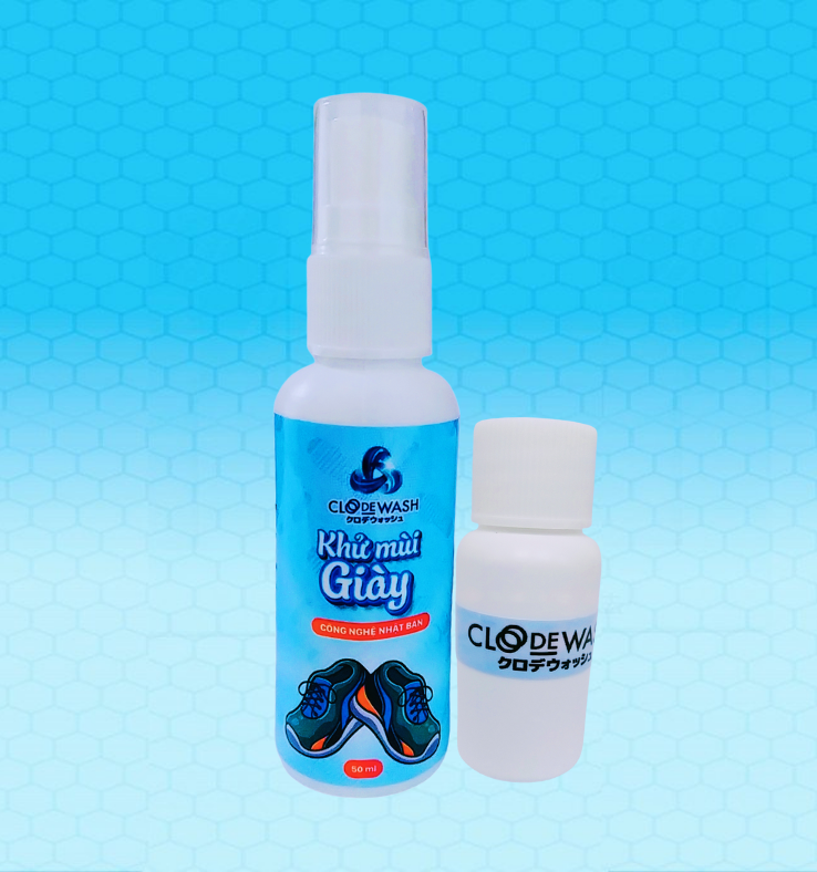 Chai xịt khử mùi giày Công Nghệ Nhật Bản CLODEWASH 50ml W02-S