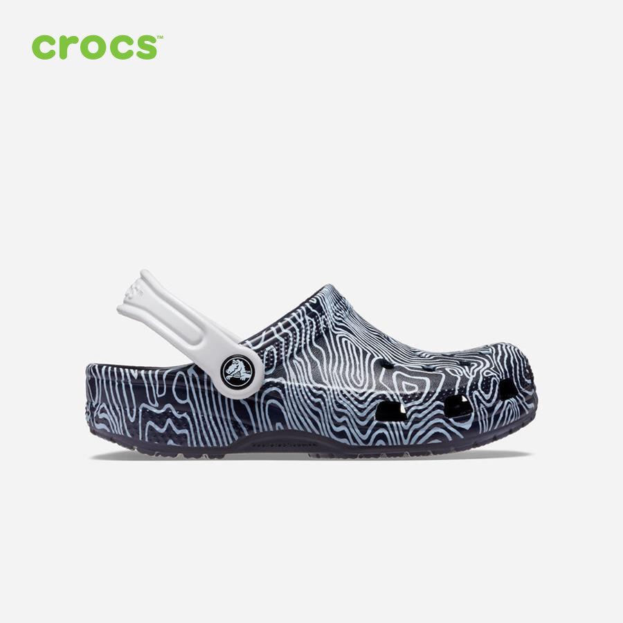 Giày nhựa trẻ em Crocs Classic Topographic - 208313-4LF