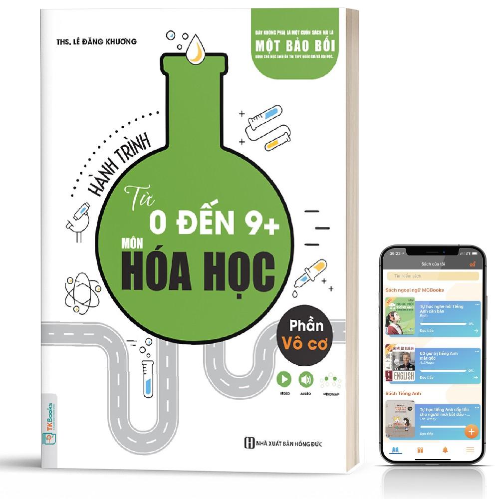 Sách - Hành trình từ 0 đến 9+ môn Hóa học - Phần Vô cơ