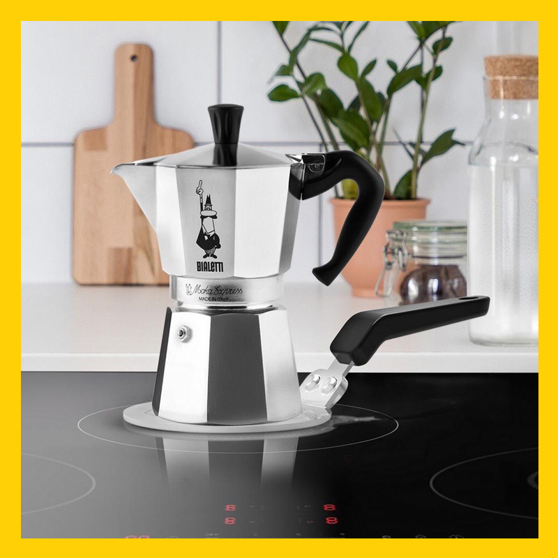 Đế Chuyển Nhiệt Bếp Từ Cho Ấm Moka Pot