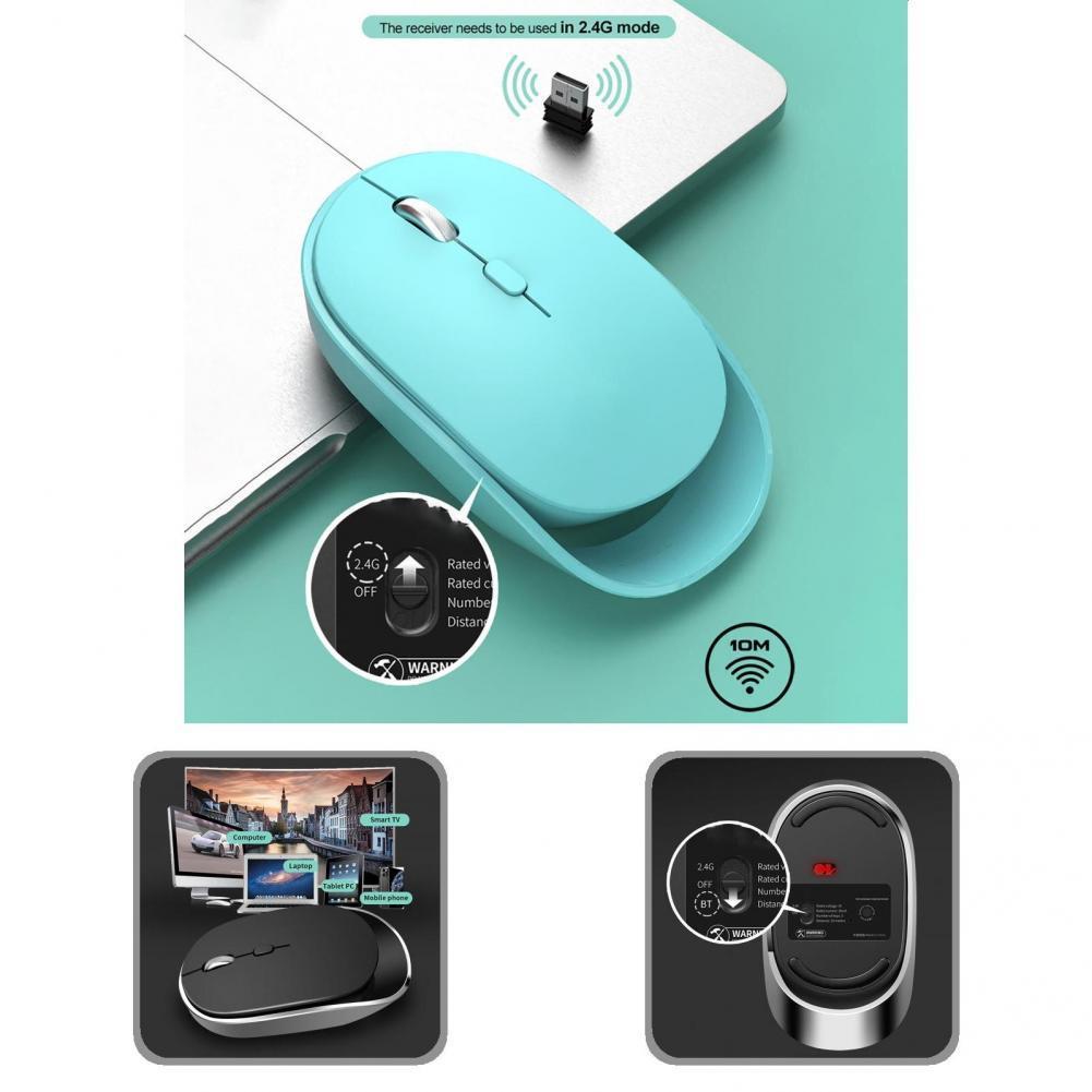 Đơn Giản Bluetooth 2.4G-Tương Thích Văn Phòng Nhạy Dual Chế Độ PC Thời Gian Chờ Dài Phụ Kiện Laptop