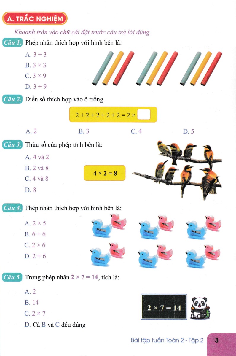 Bài Tập Tuần Toán 2 - Tập 2 - ND