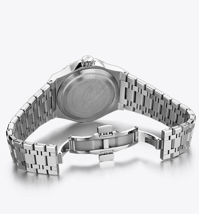 Đồng hồ nam chính hãng I&amp;W Carnival 726G-T4 Hàng mới fullbox ,Kính chống xước,Chống nước 100m,BH 24 tháng,Máy Cơ Automatic,dây kim loại xịn