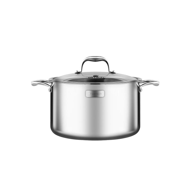 Nồi Inox 3 lớp cao cấp đáy liền Elmich Trimax XS EL-3748 size 24cm