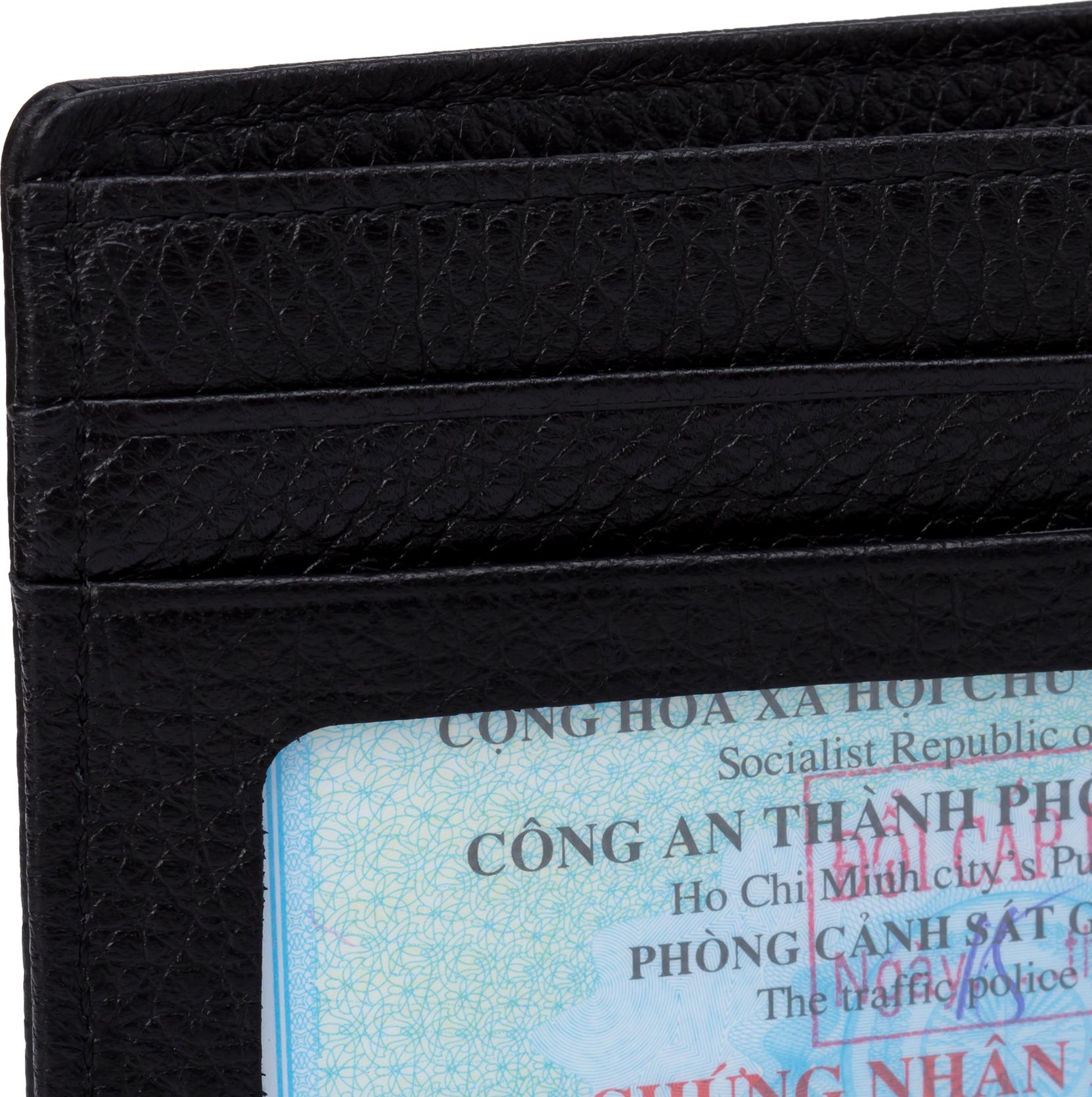 Ví Nam Cao Cấp KEIO NIPPON Da Bò Mill Nhập Khẩu Ý | Size Lớn 12 x 9,5 cm | Đựng CMND, Bằng Lái Xe, CàVẹt Xe
