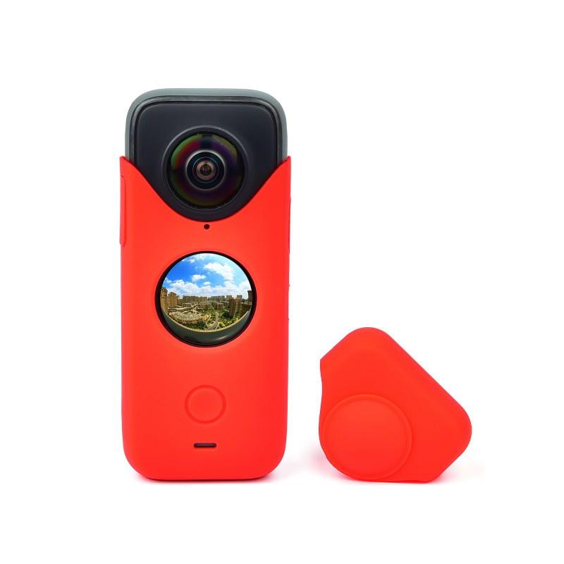 Vỏ Silicon Mềm Bảo Vệ Ống Kính Máy Ảnh Chống Bụi Cho Insta360 One X2