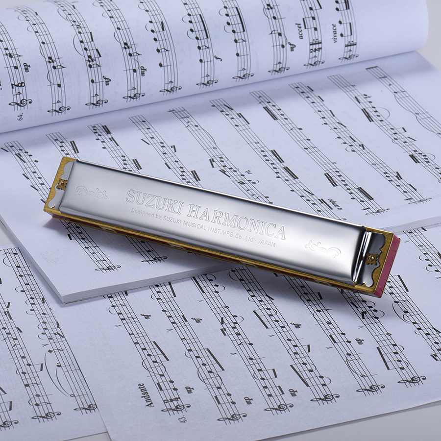 Kèn Harmonica Tremolo Suzuki Study 24