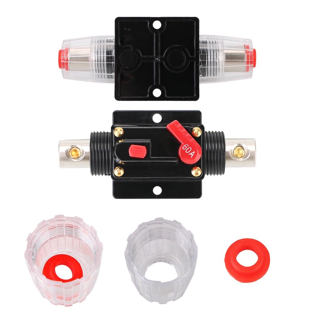 Giá Đỡ Cầu Chì Khuếch Đại Âm Thanh 12v / 24v 60a 100a Cho Xe Hơi