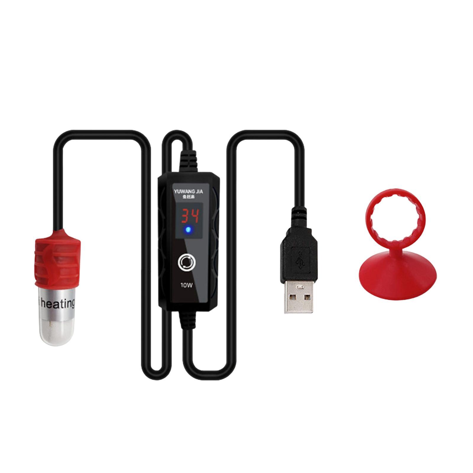 Aquarium Fish Tank Heater Heat Rod Over Temperature Protection Submersible Thermostat for Newts