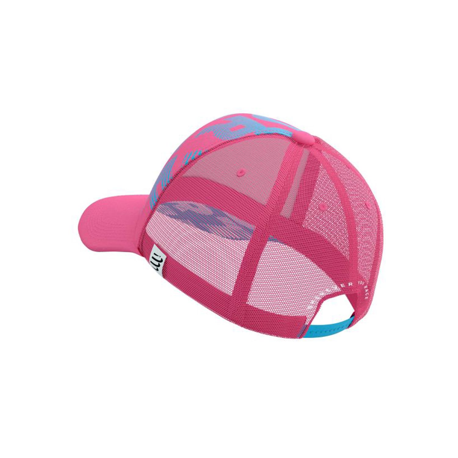 Mũ Chạy Bộ Compres Trucker Cap - Hot Pink/Hawaiian Ocean