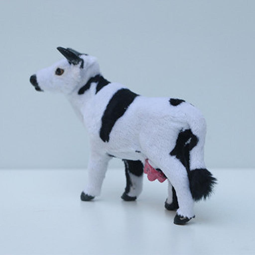 White and Black Decorative Garden Ornament Statue