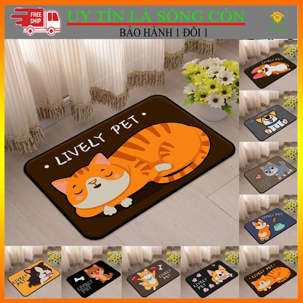 Thảm chân 3D mẫu cún con và nhiều mẫu mã lựa chọn