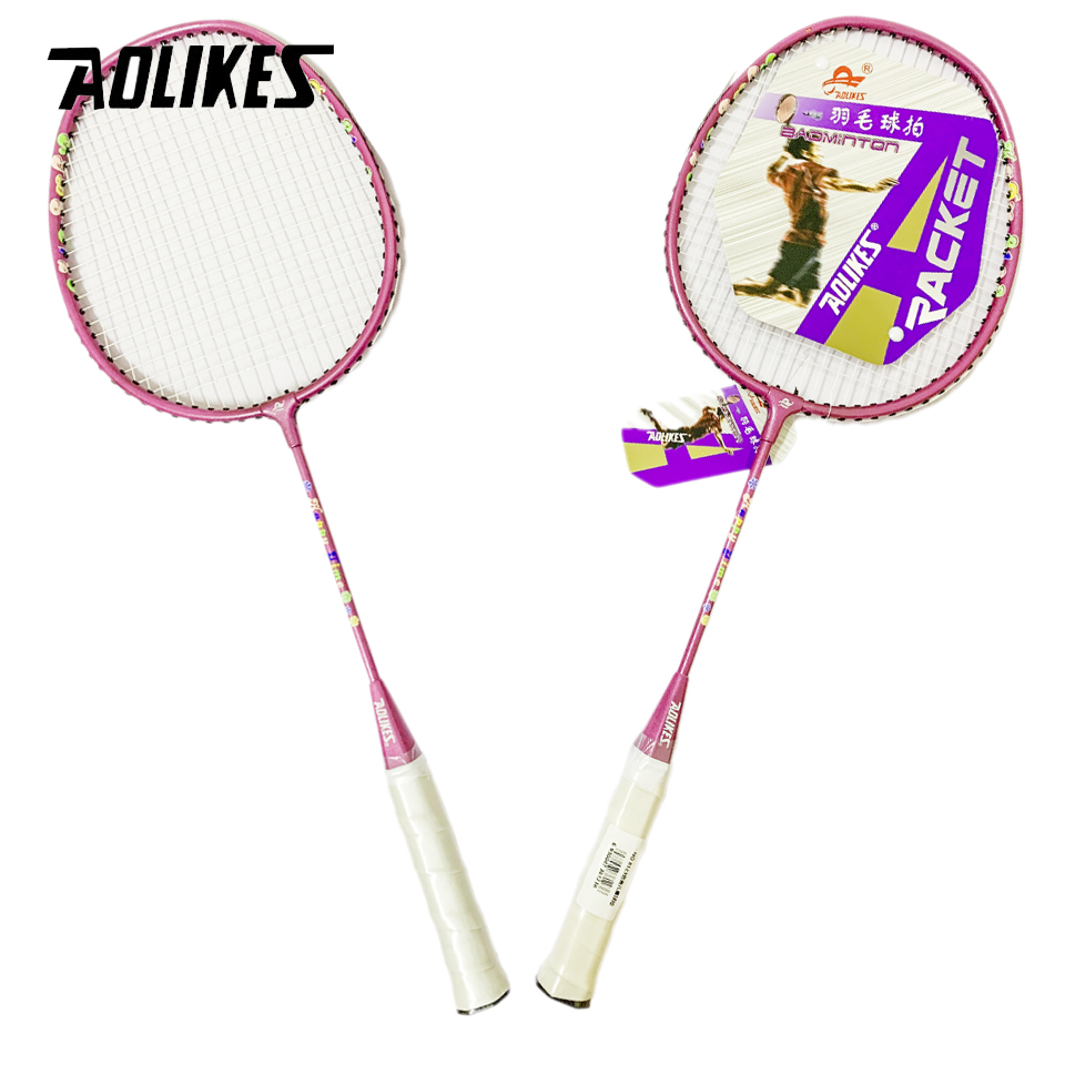 Bộ Vợt Cầu Lông Trẻ Em Aolikes A - 8123 Badminton For Kids Outdoor Sports - Rose Red