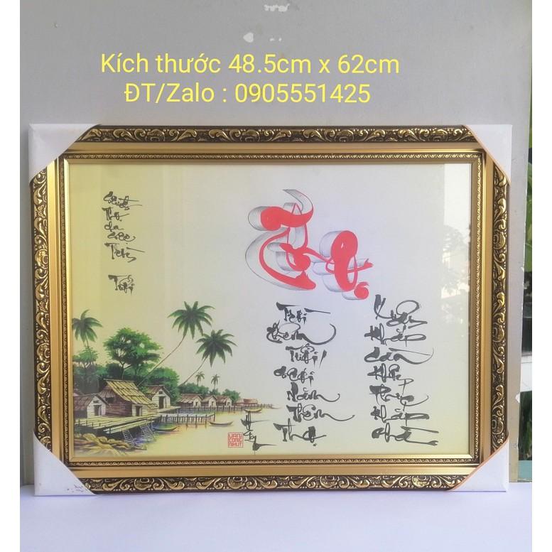 Thư pháp chữ THỌ.Quà mừng thọ ông bà, mừng thọ cha mẹ. Quà tặng cha mẹ. Quà sinh nhật, mừng thọ.Tranh thư pháp mừng t