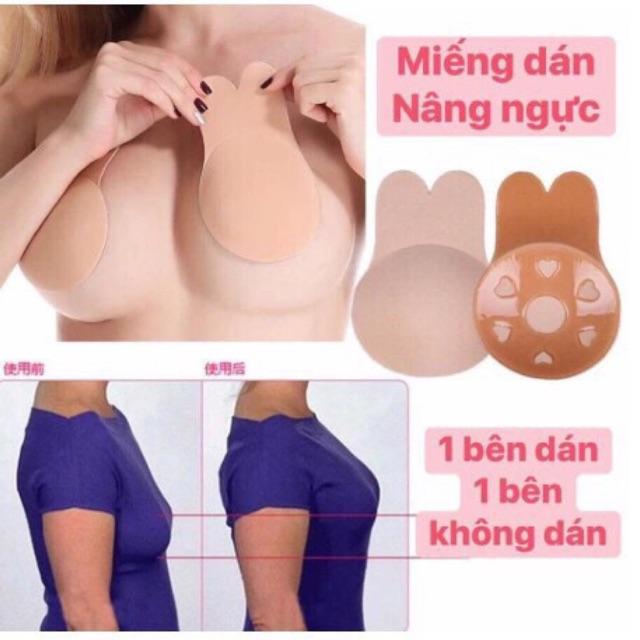 SET 2 MIẾNG DÁN NÂNG NGỰC HÌNH THỎ
