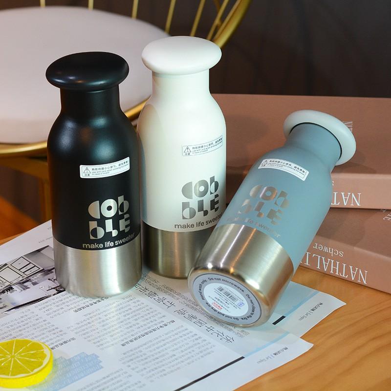 Bình giữ nhiệt dáng chai Cobble 400ml chất lừ