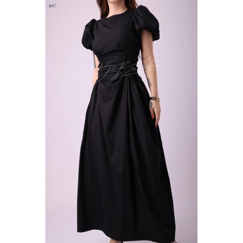Đầm cột dây ôm sát -D17
