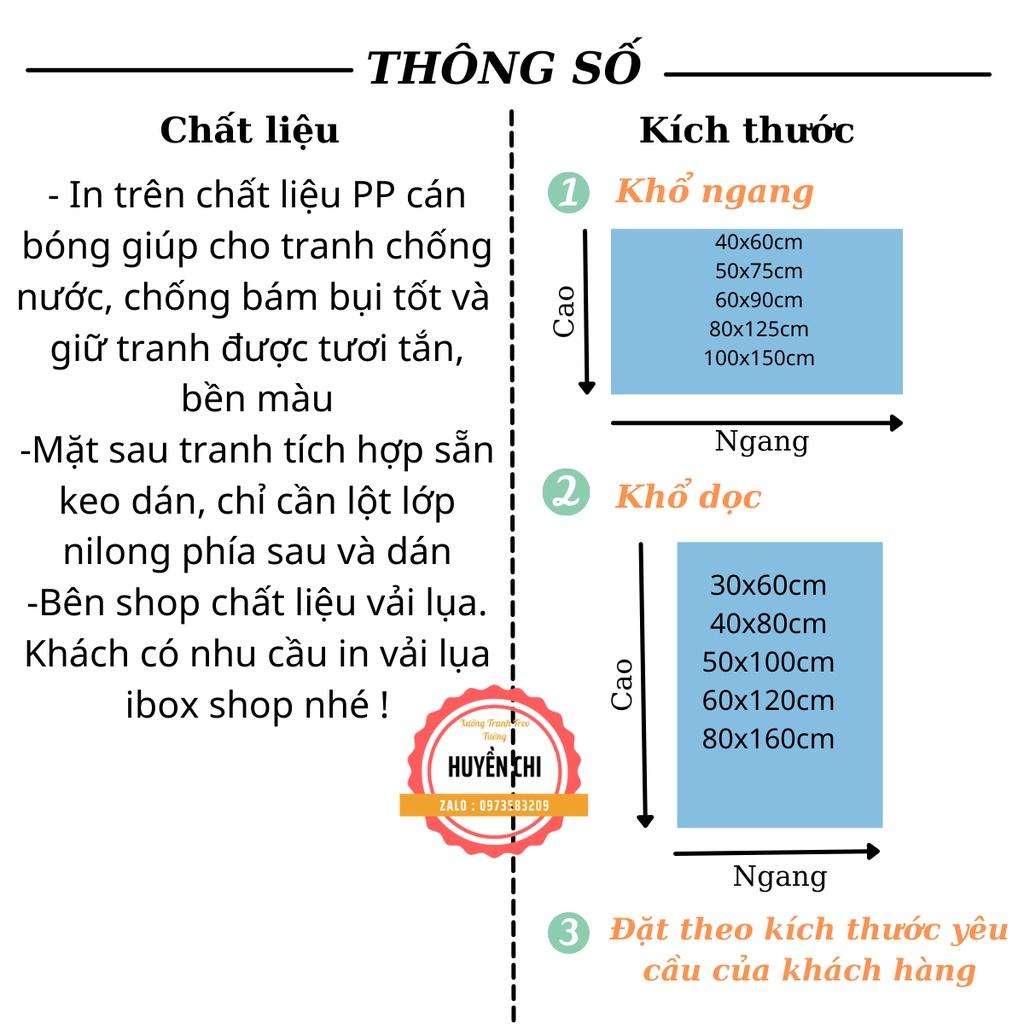 Tranh dán tường 3d trang trí phòng khách phòng ngủ,phong cảnh thiên nhiên- tranh Biển-Đặt theo kích thước yêu cầu