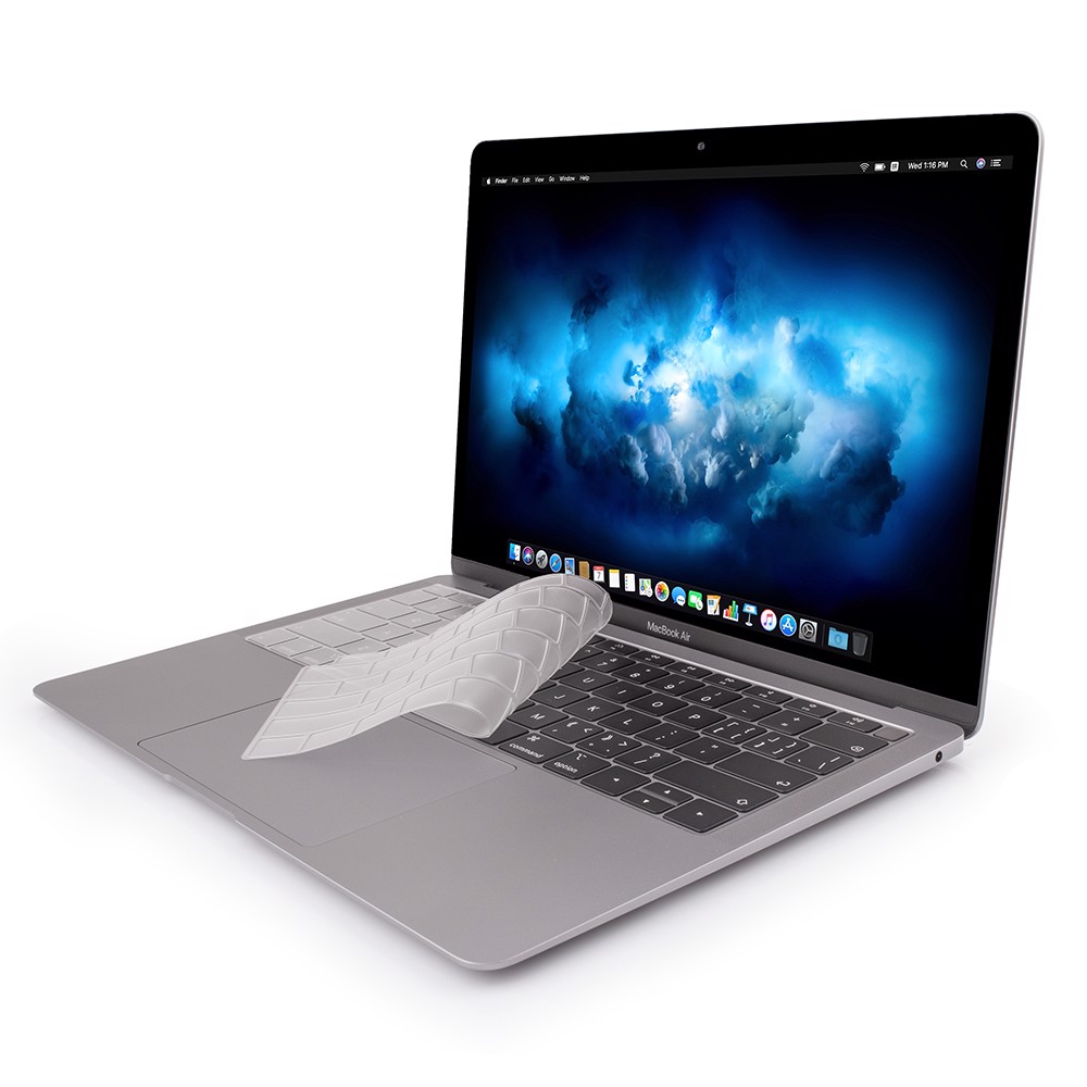 Phủ bàn phím trong suốt JCPAL Fitskin TPU dành cho MacBook - Hàng chính hãng