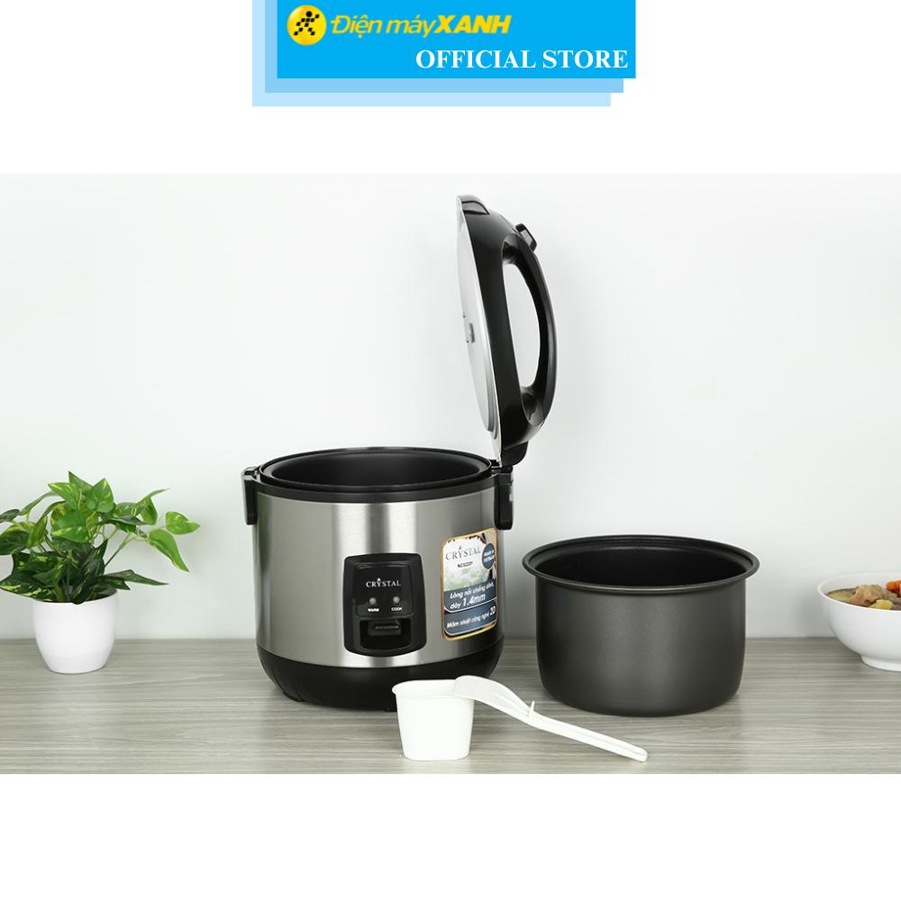Nồi cơm nắp gài Crystal 2.2 lít NCG2201 - Hàng Chính Hãng