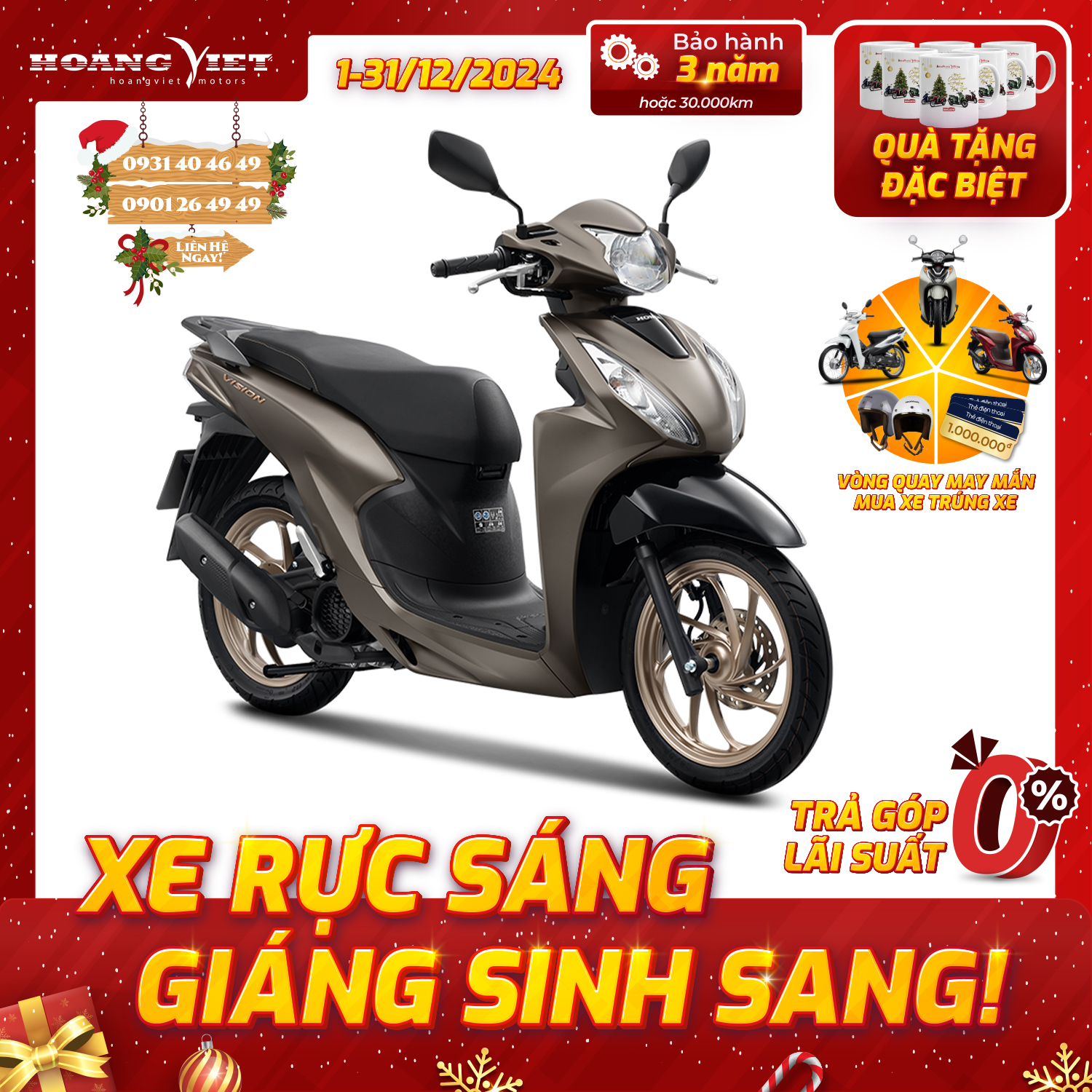 Xe Máy Honda Vision 2025 - Phiên Bản Đặc Biệt