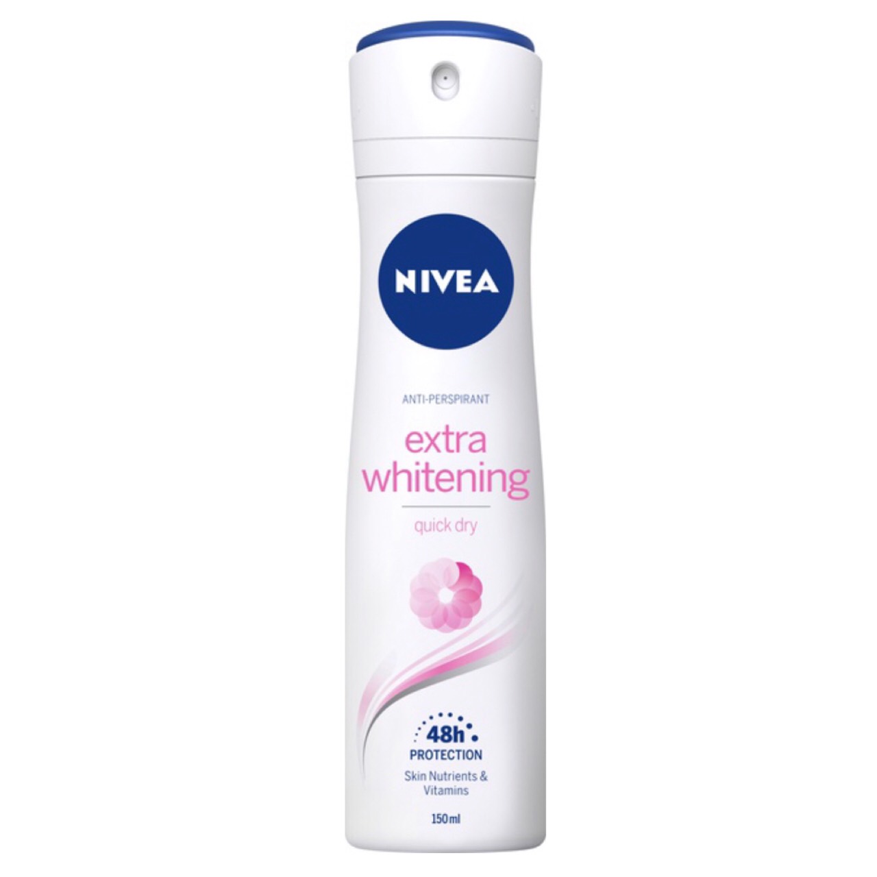 Bộ đôi Nivea Extra Whitening: Xịt 150ml và sáp 40ml ngăn mùi trắng mịn mờ vết thâm