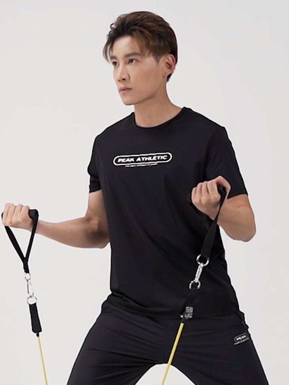 Áo thun Thể Thao Chính Hãng Cao Cấp PEAK chuyên cho Chạy bộ, thoáng khí, nhanh khô, thấm hút mồ hôi, co giãn F6222401
