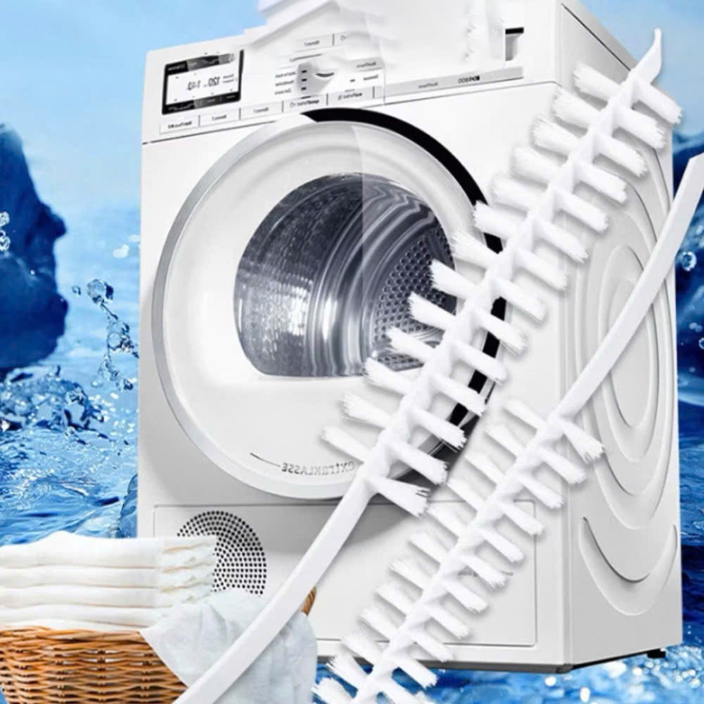 Bàn chải vệ sinh lồng máy giặt, máy sấy, điều hoà, quạt, hút mùi… cán dài, dụng cụ cọ rửa vệ sinh đa năng uốn 360 độ - Hàng chính hãng