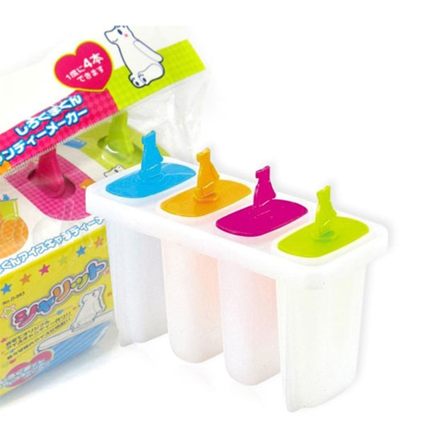 Combo 2 hộp đựng thực phẩm chịu nhiệt lò vi sóng 180ml + khuôn làm kem 4 chiếc nội địa Nhật Bản