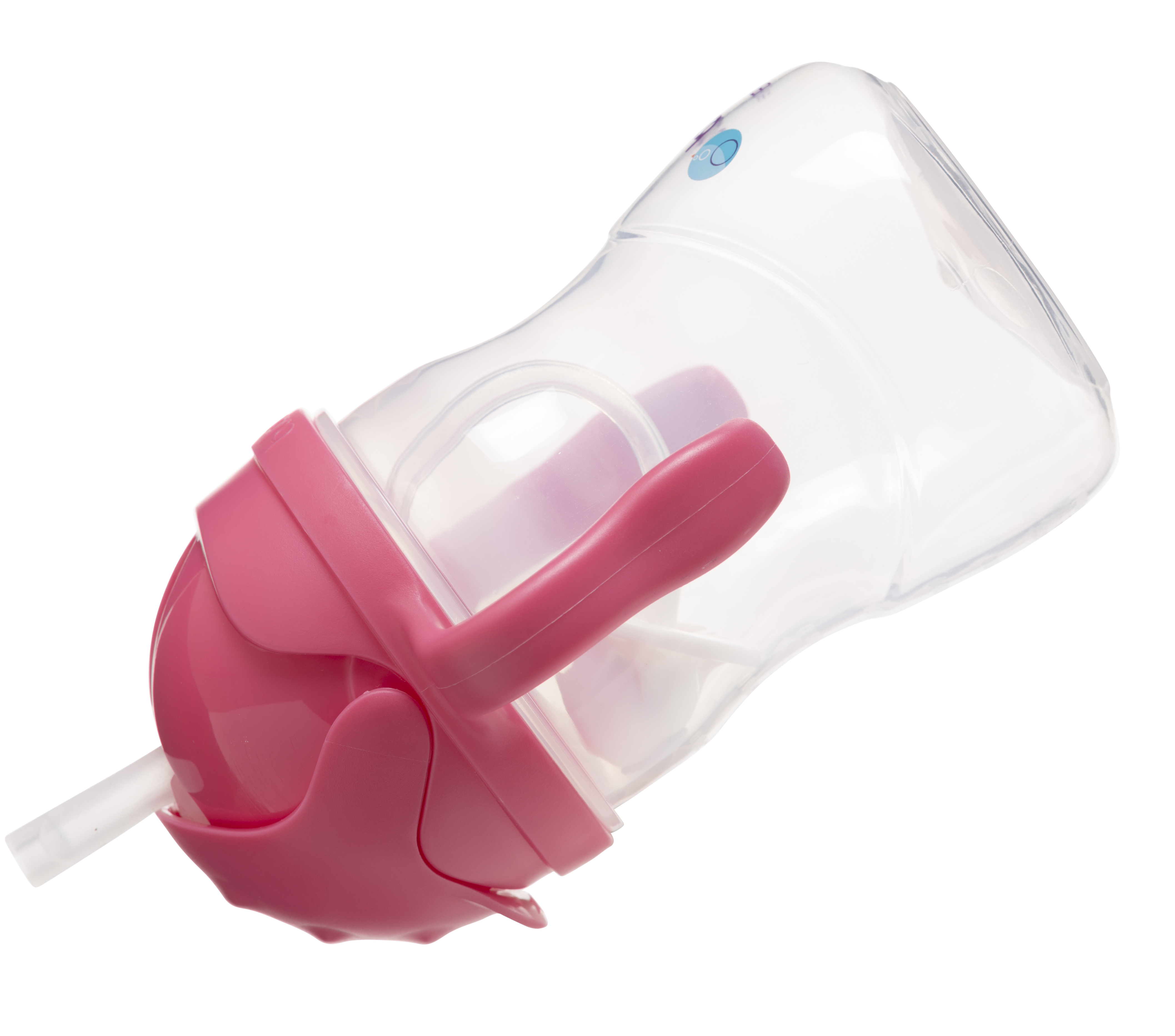 B.box Disney Bình nước 360 độ cho bé tập uống nước 240ml - Hồng Dâu