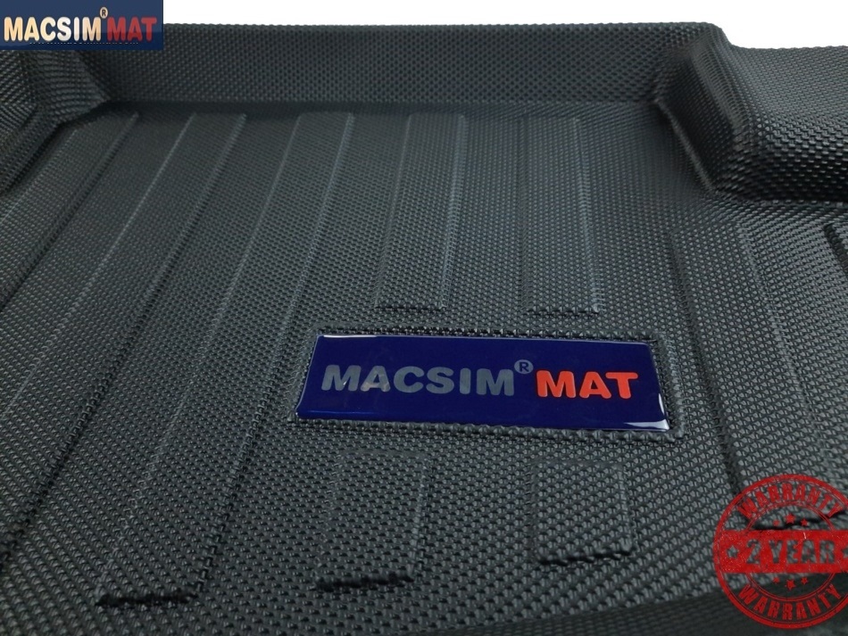 Thảm lót cốp xe ô tô Isuzu Mux 2015-đến nay nhãn hiệu Macsim chất liệu TPV cao cấp màu đen (F179)