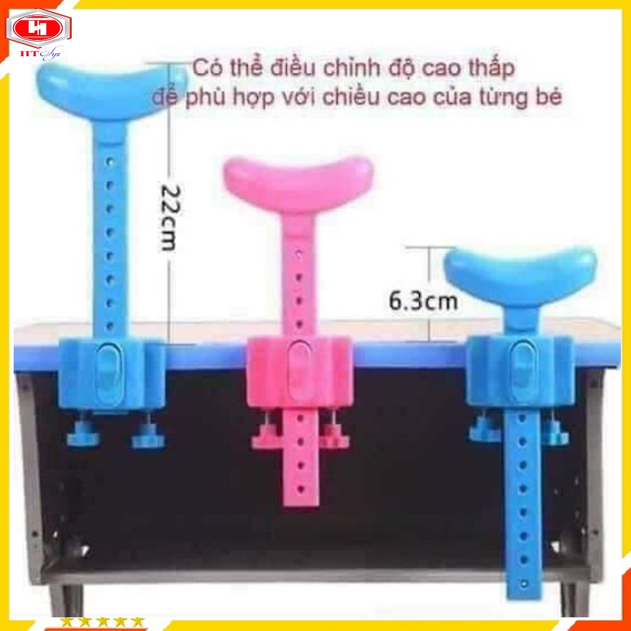 Giá Đỡ Chống Cận Thị, Chống Cằm Cho Bé Ngồi Học Đỡ Cong Vẹo Cột Sống, Điều Chỉnh Được Độ Cao
