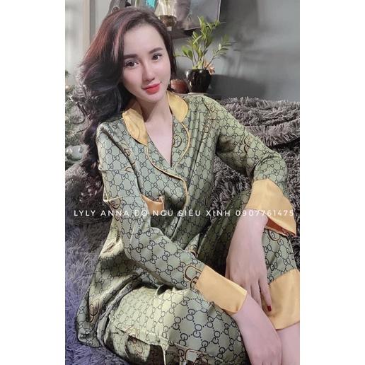 Pijama Sam lụa cao cấp hành thiết kế loại 1, cực sang, mềm mịn