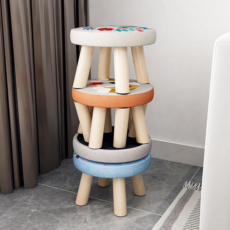 [HSP96] Ghế Trang trí nhà cửa [Giá hủy diệt] [Siêu Sale] siêu cute, bằng vải, gỗ đẹp Happy Home 1977