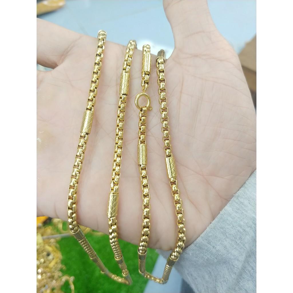 Dây Chuyền Nam Trụ Ống Cao Cấp không đen- Dùng tắm rửa thoải mái