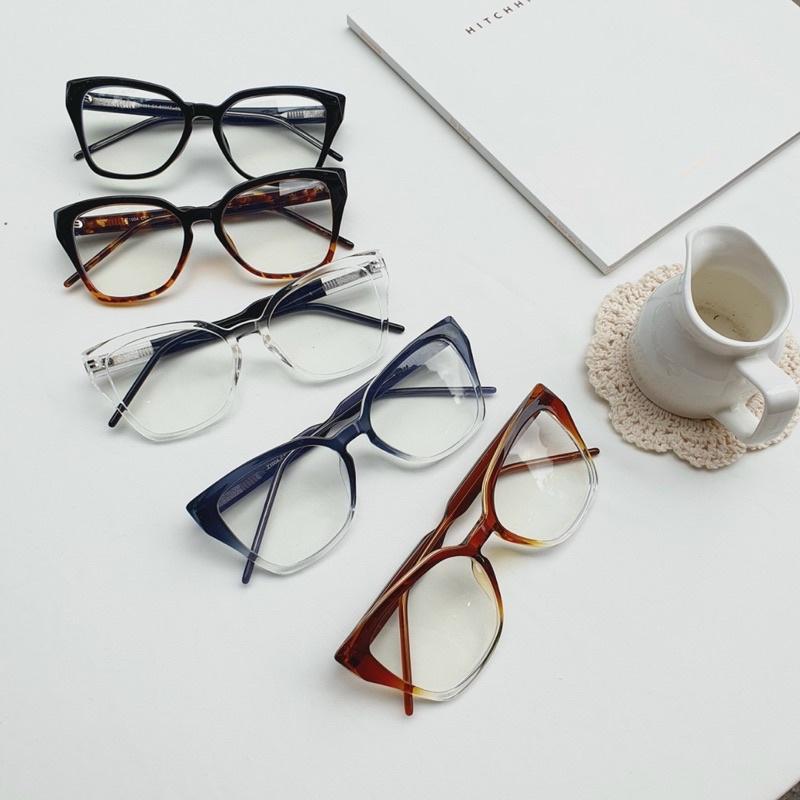 Bisou accessoriesHN: gọng kính cận mắt mèo hàn quốc GCZ1004