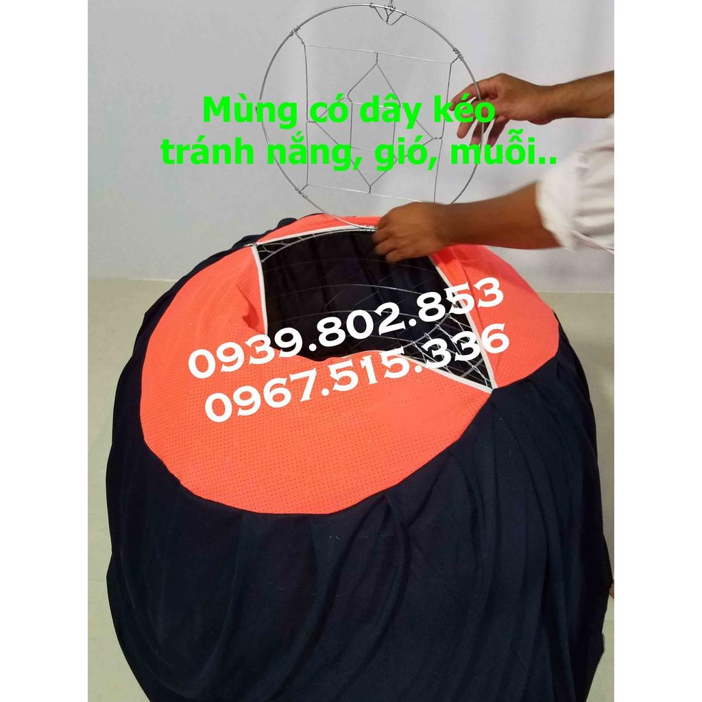 Mùng gà có dây kéo | Màn trùm bội gà có dây kéo | Mùng gà nòi có dây kéo giá rẻ
