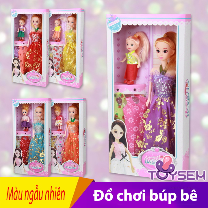 Bộ đồ chơi búp bê công chúa cho bé gái cute - Quà tặng sinh nhật cho bé