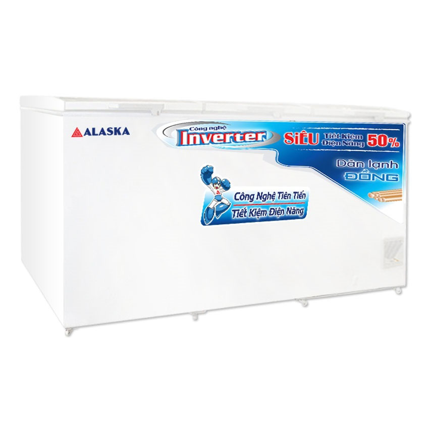 TỦ ĐÔNG 3 CÁNH INVERTER ALASKA 1100/742 LÍT HB-1100CI ĐỒNG (R290) - (hàng chính hãng) (chỉ giao HCM)