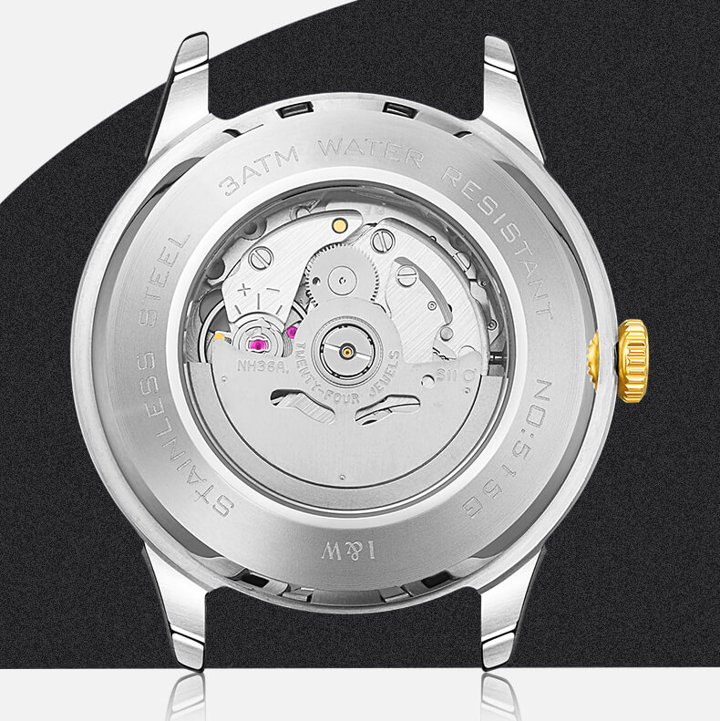 Đồng hồ nam chính hãng IW CARNIVAL IW515G-4 Kính sapphire ,chống xước ,Chống nước 30m ,Bảo hành 24 tháng,Máy cơ (Automatic),dây kim loại 316L không gỉ, thiết kế đơn giản dễ đeo